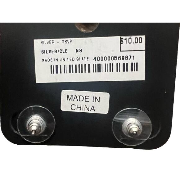 RSVP Hypo-Allergenic Elegant Rhinestone Dangle Earrings for Sensitive Ears - Picture 4 of 5